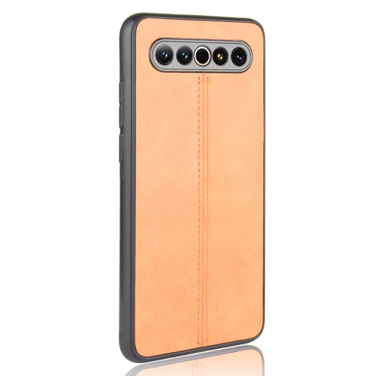 For Meizu 17/17 Pro Shockproof Sewing Cow Pattern Skin PC + PU + TPU Case