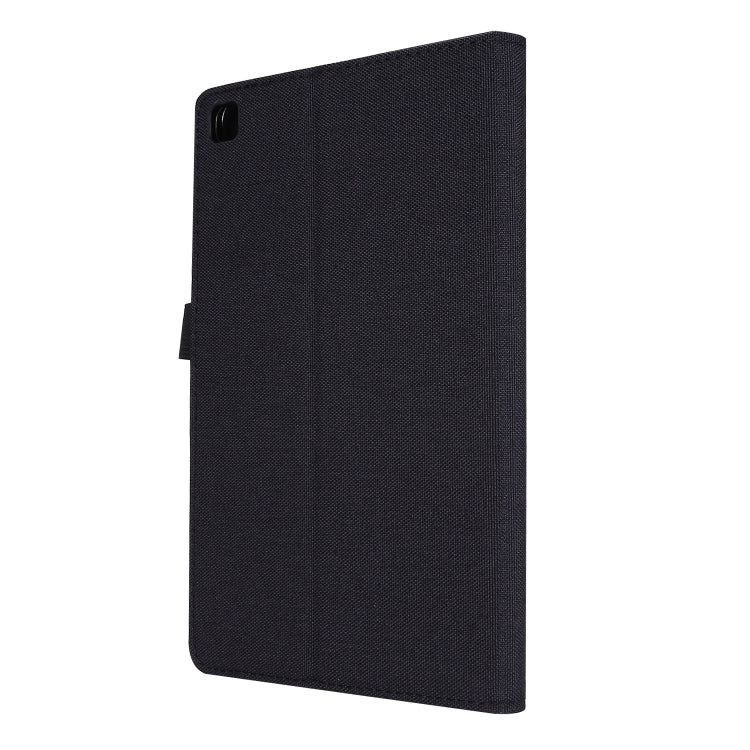 For Samsung Galaxy Tab A 8.4 (2020) Horizontal Flip TPU + Fabric PU Leather Protective Case with Name Card Clip