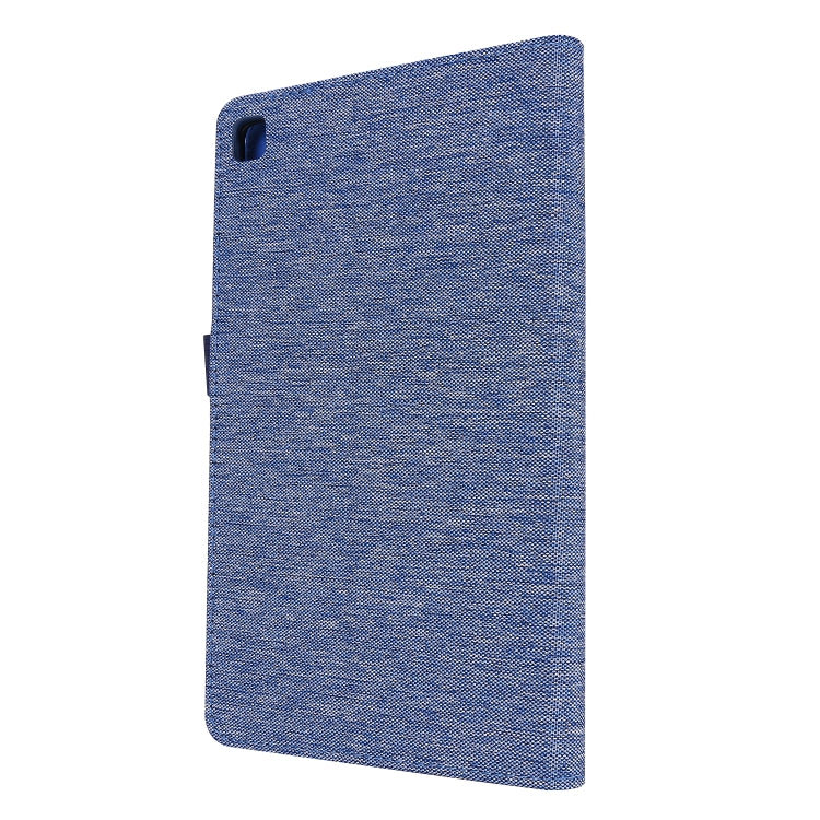 For Samsung Galaxy Tab A 8.4 (2020) Horizontal Flip TPU + Fabric PU Leather Protective Case with Name Card Clip