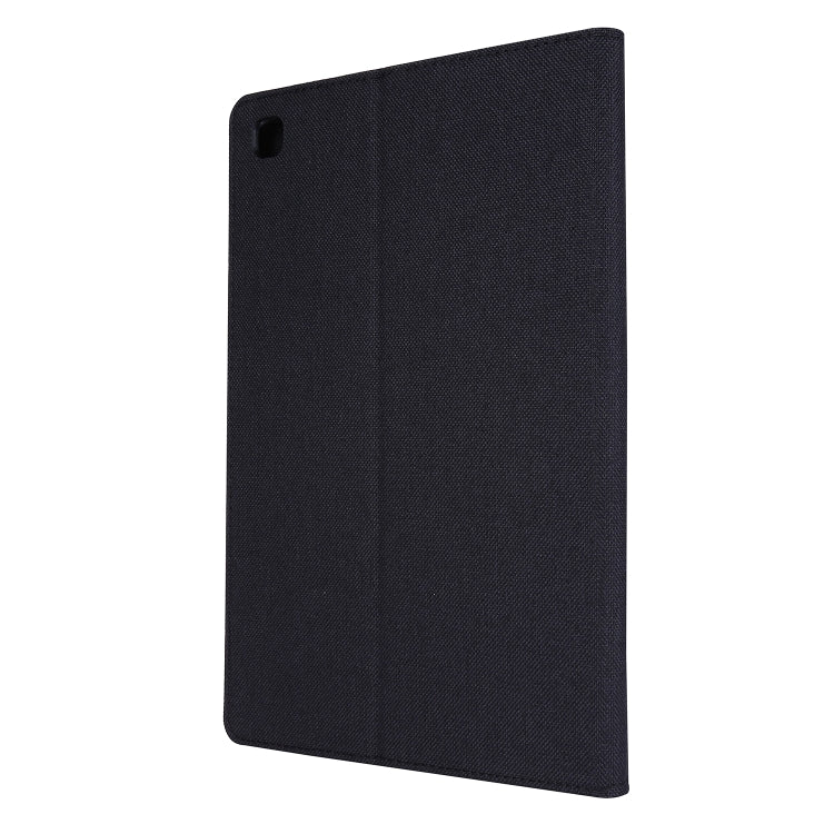 For Samsung Galaxy Tab S6 Lite Horizontal Flip TPU + Fabric PU Leather Protective Case with Name Card Clip
