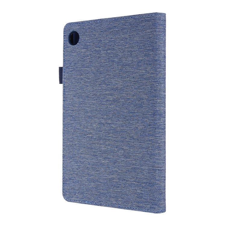 For Lenovo Tab M8 Horizontal Flip TPU + Fabric PU Leather Protective Case with Name Card Clip