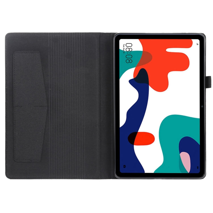 For Huawei Matepad 10.4 Horizontal Flip TPU + Fabric PU Leather Protective Case with Name Card Clip