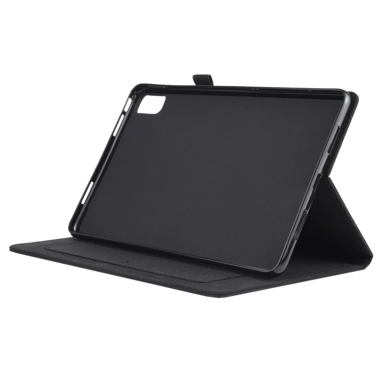 For Huawei Matepad 10.4 Horizontal Flip TPU + Fabric PU Leather Protective Case with Name Card Clip