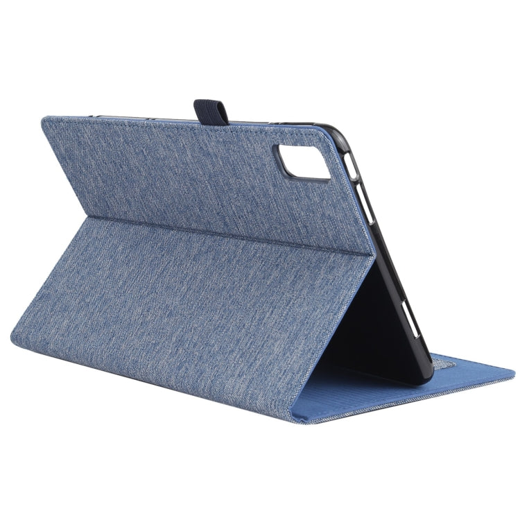 For Huawei Matepad 10.4 Horizontal Flip TPU + Fabric PU Leather Protective Case with Name Card Clip