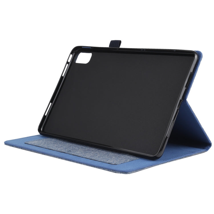 For Huawei Matepad 10.4 Horizontal Flip TPU + Fabric PU Leather Protective Case with Name Card Clip