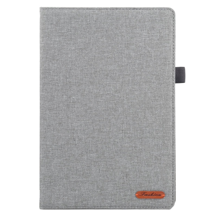 For Huawei Matepad 10.4 Horizontal Flip TPU + Fabric PU Leather Protective Case with Name Card Clip