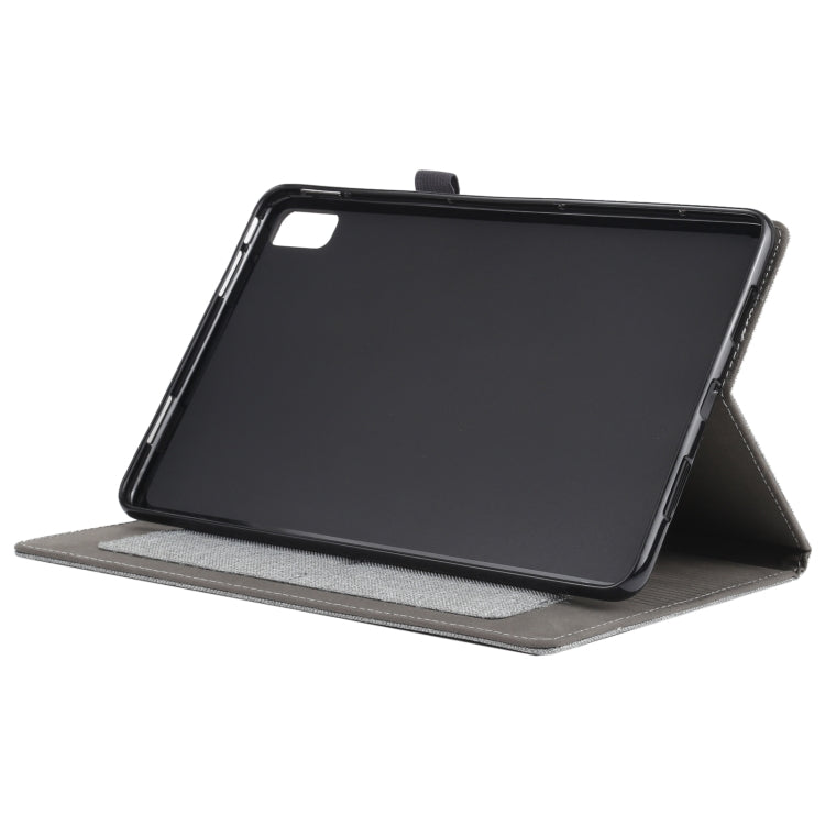 For Huawei Matepad 10.4 Horizontal Flip TPU + Fabric PU Leather Protective Case with Name Card Clip