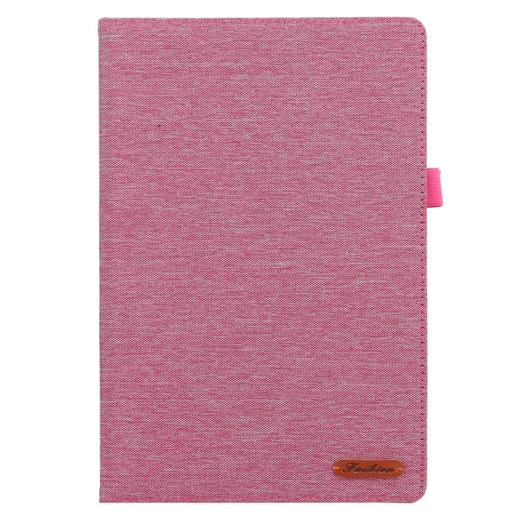 For Huawei Matepad 10.4 Horizontal Flip TPU + Fabric PU Leather Protective Case with Name Card Clip