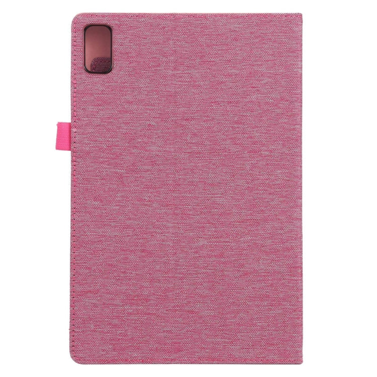 For Huawei Matepad 10.4 Horizontal Flip TPU + Fabric PU Leather Protective Case with Name Card Clip