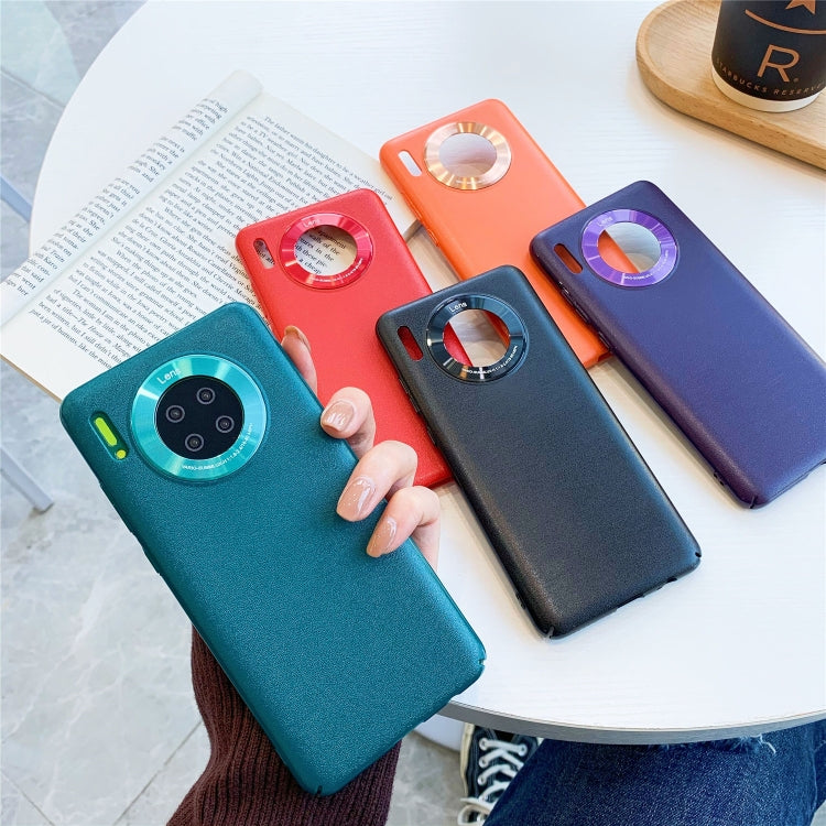 For Huawei Mate 30 All-Inclusive Pure Prime Skin Plastic Case with Lens Ring Protection Cover