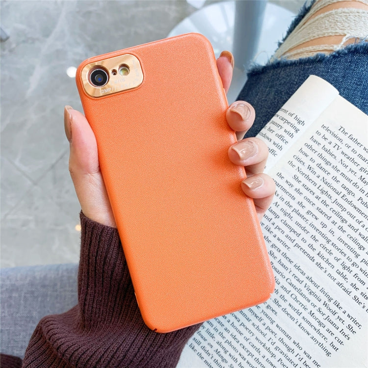 For iPhone SE 2022 / SE 2020 / 7 / 8  All-Inclusive Pure Prime Skin Plastic Case with Lens Ring Protection Cover
