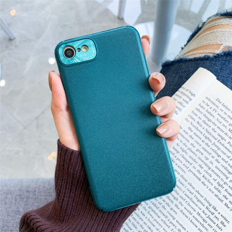 For iPhone SE 2022 / SE 2020 / 7 / 8  All-Inclusive Pure Prime Skin Plastic Case with Lens Ring Protection Cover