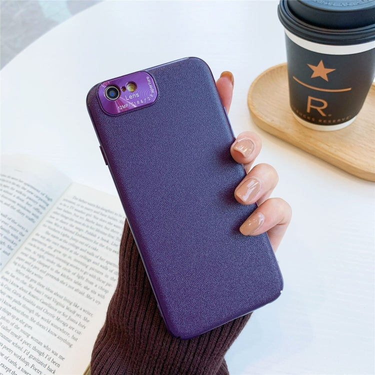For iPhone 6 & 6s All-Inclusive Pure Prime Skin Plastic Case with Lens Ring Protection Cover