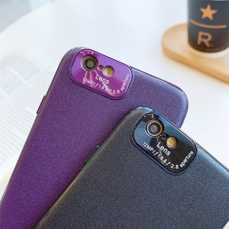 For iPhone 6 & 6s All-Inclusive Pure Prime Skin Plastic Case with Lens Ring Protection Cover