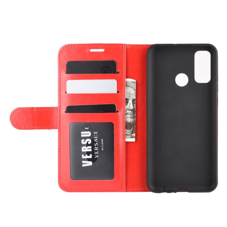 For Huawei P smart 2020 R64 Texture Single Horizontal Flip Protective Case with Holder & Card Slots & Wallet& Photo Frame