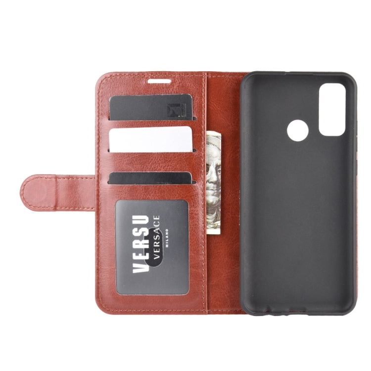 For Huawei P smart 2020 R64 Texture Single Horizontal Flip Protective Case with Holder & Card Slots & Wallet& Photo Frame