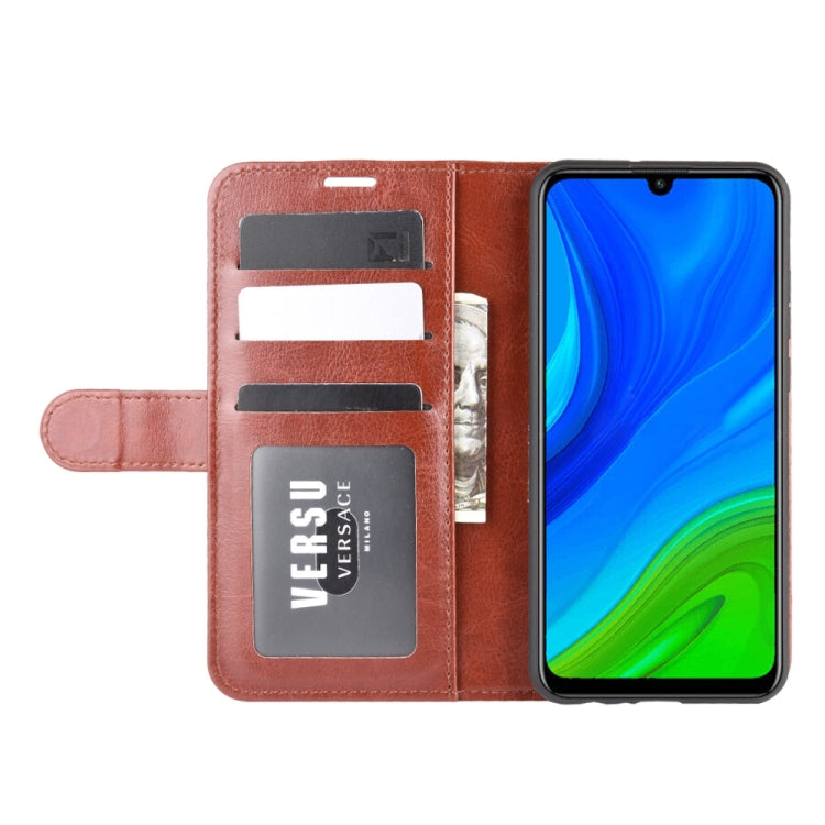 For Huawei P smart 2020 R64 Texture Single Horizontal Flip Protective Case with Holder & Card Slots & Wallet& Photo Frame