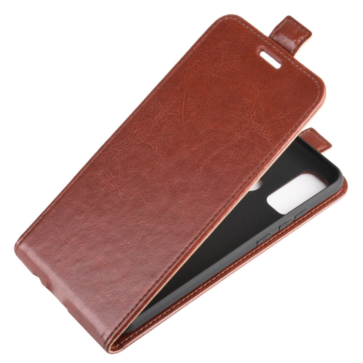 For Huawei P smart 2020 R64 Texture Single Vertical Flip Leather Protective Case with Card Slots & Photo Frame