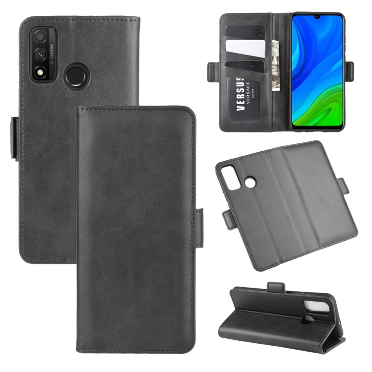 For Huawei P smart 2020 Dual-side Magnetic Buckle Horizontal Flip Leather Case with Holder & Card Slots & Wallet