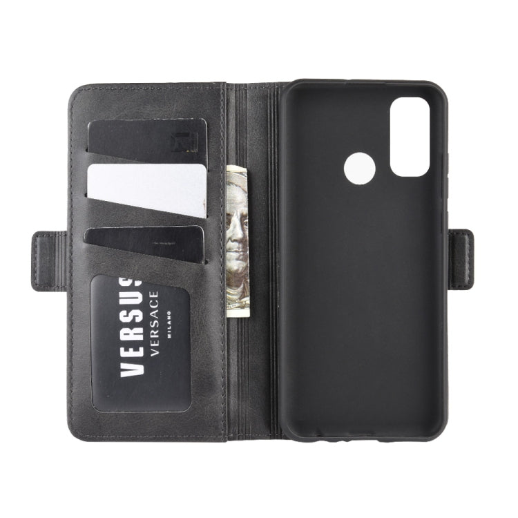 For Huawei P smart 2020 Dual-side Magnetic Buckle Horizontal Flip Leather Case with Holder & Card Slots & Wallet