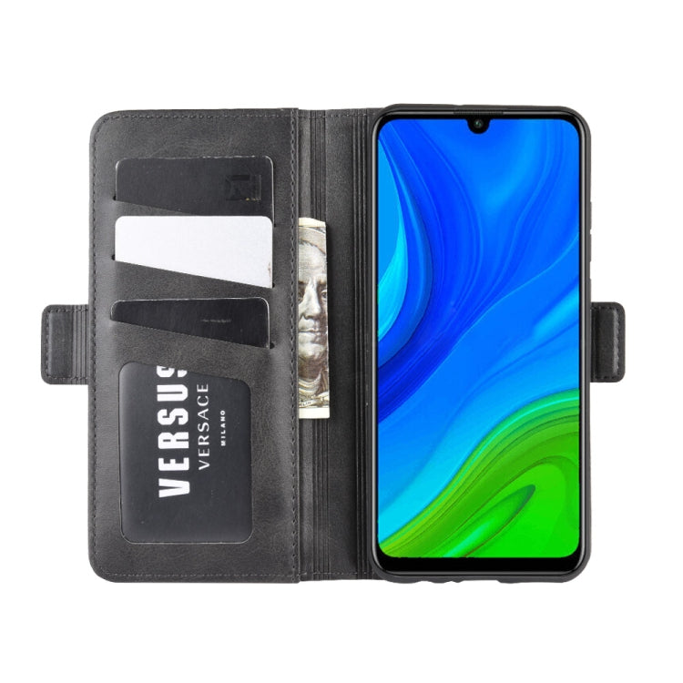 For Huawei P smart 2020 Dual-side Magnetic Buckle Horizontal Flip Leather Case with Holder & Card Slots & Wallet