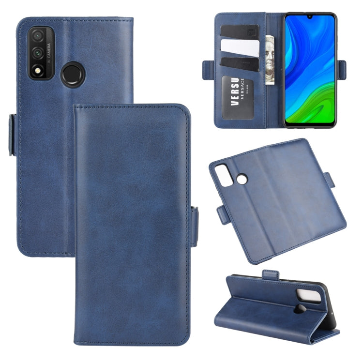 For Huawei P smart 2020 Dual-side Magnetic Buckle Horizontal Flip Leather Case with Holder & Card Slots & Wallet