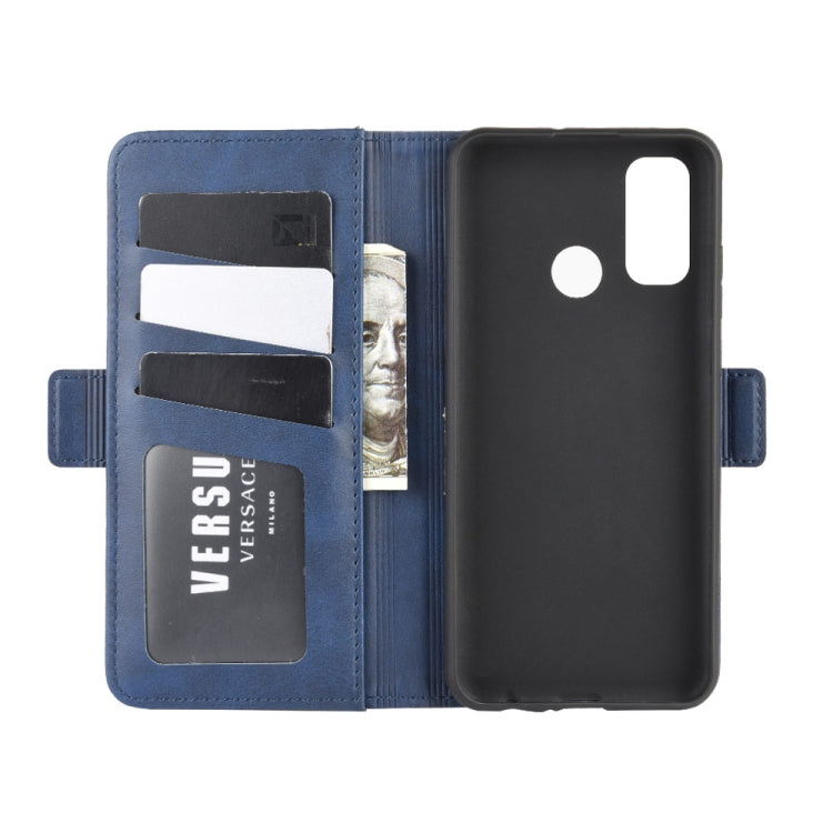 For Huawei P smart 2020 Dual-side Magnetic Buckle Horizontal Flip Leather Case with Holder & Card Slots & Wallet