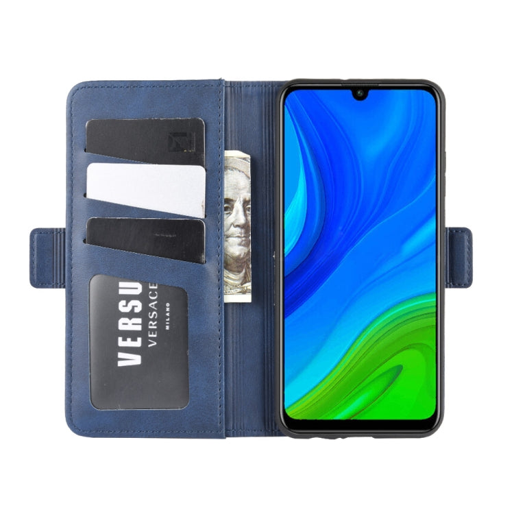 For Huawei P smart 2020 Dual-side Magnetic Buckle Horizontal Flip Leather Case with Holder & Card Slots & Wallet
