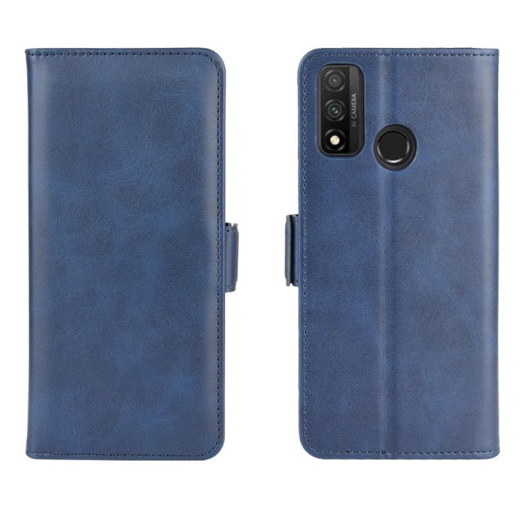 For Huawei P smart 2020 Dual-side Magnetic Buckle Horizontal Flip Leather Case with Holder & Card Slots & Wallet
