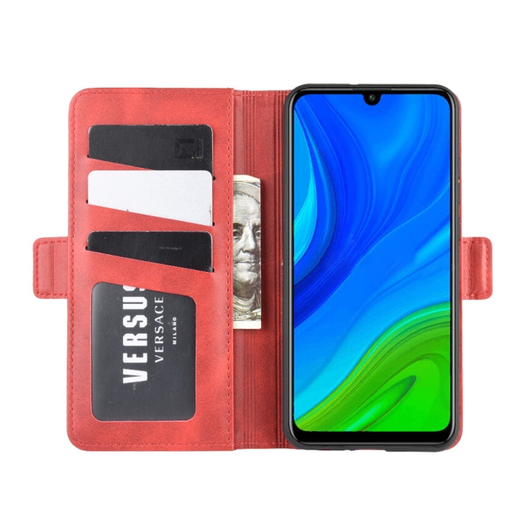 For Huawei P smart 2020 Dual-side Magnetic Buckle Horizontal Flip Leather Case with Holder & Card Slots & Wallet