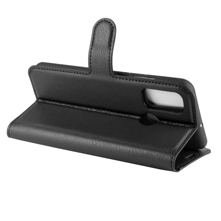 For Huawei P smart 2020 Litchi Texture Horizontal Flip Protective Case with Holder & Card Slots & Wallet