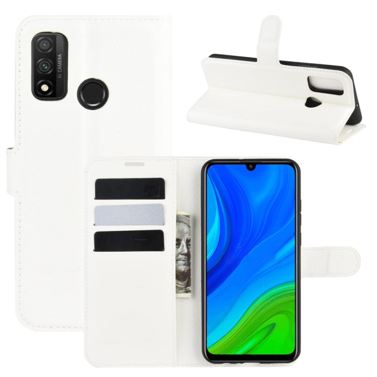 For Huawei P smart 2020 Litchi Texture Horizontal Flip Protective Case with Holder & Card Slots & Wallet