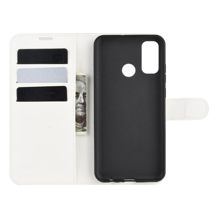 For Huawei P smart 2020 Litchi Texture Horizontal Flip Protective Case with Holder & Card Slots & Wallet
