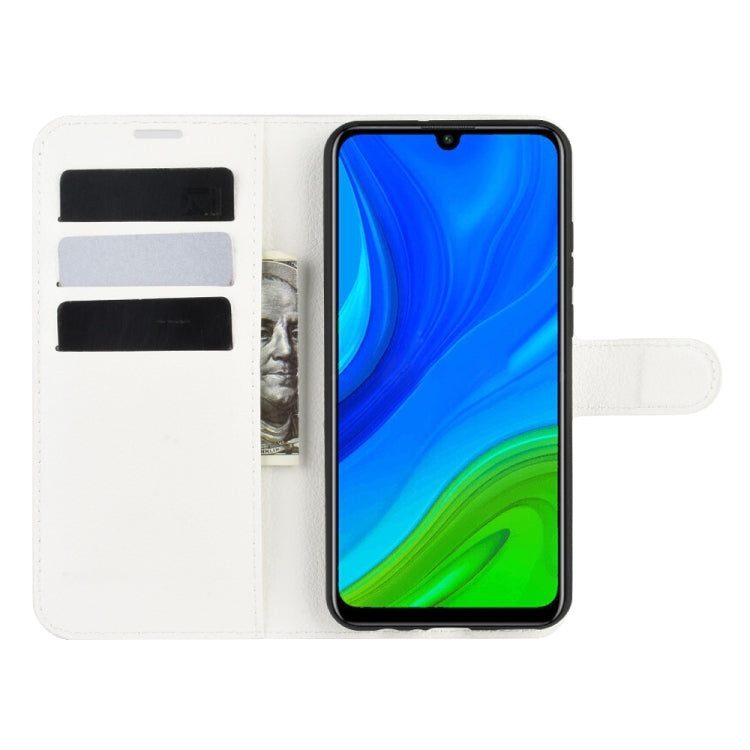 For Huawei P smart 2020 Litchi Texture Horizontal Flip Protective Case with Holder & Card Slots & Wallet