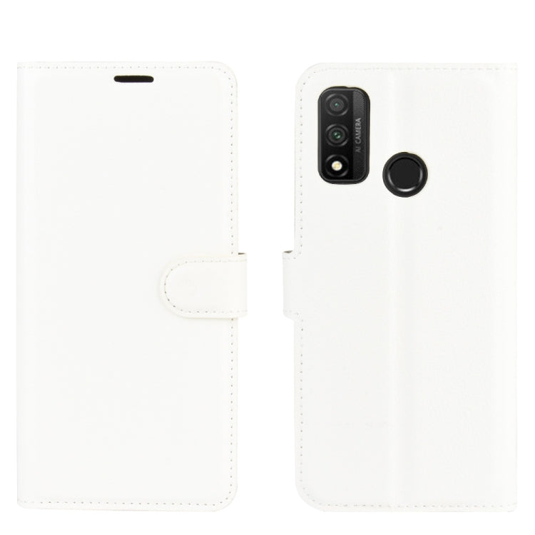 For Huawei P smart 2020 Litchi Texture Horizontal Flip Protective Case with Holder & Card Slots & Wallet