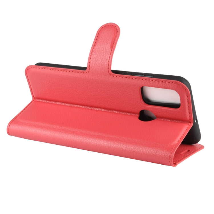 For Huawei P smart 2020 Litchi Texture Horizontal Flip Protective Case with Holder & Card Slots & Wallet