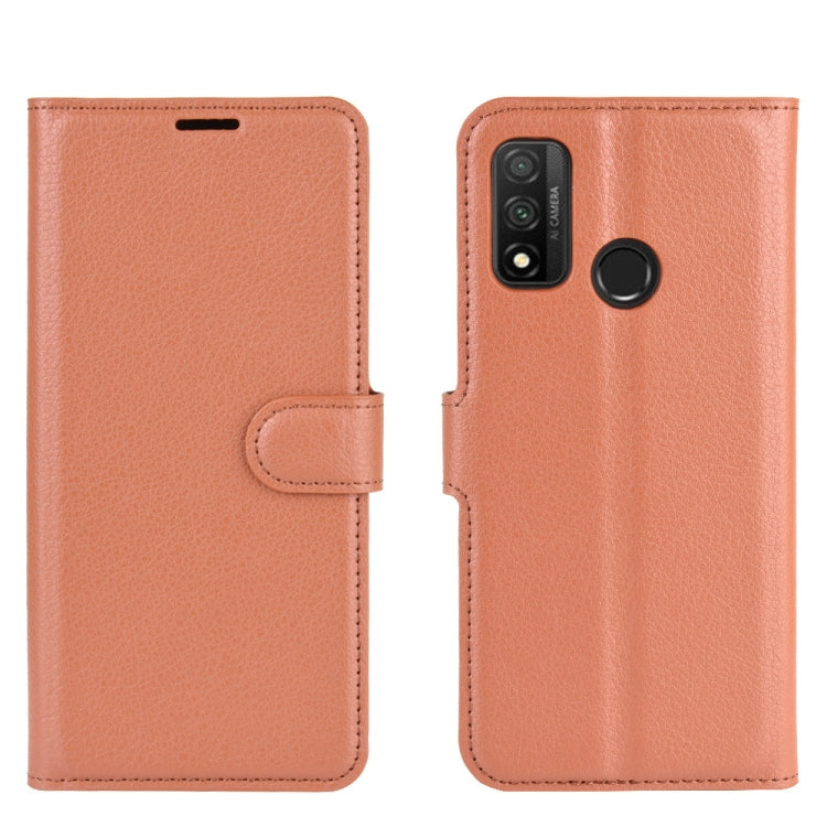 For Huawei P smart 2020 Litchi Texture Horizontal Flip Protective Case with Holder & Card Slots & Wallet