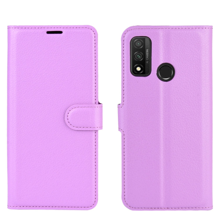 For Huawei P smart 2020 Litchi Texture Horizontal Flip Protective Case with Holder & Card Slots & Wallet