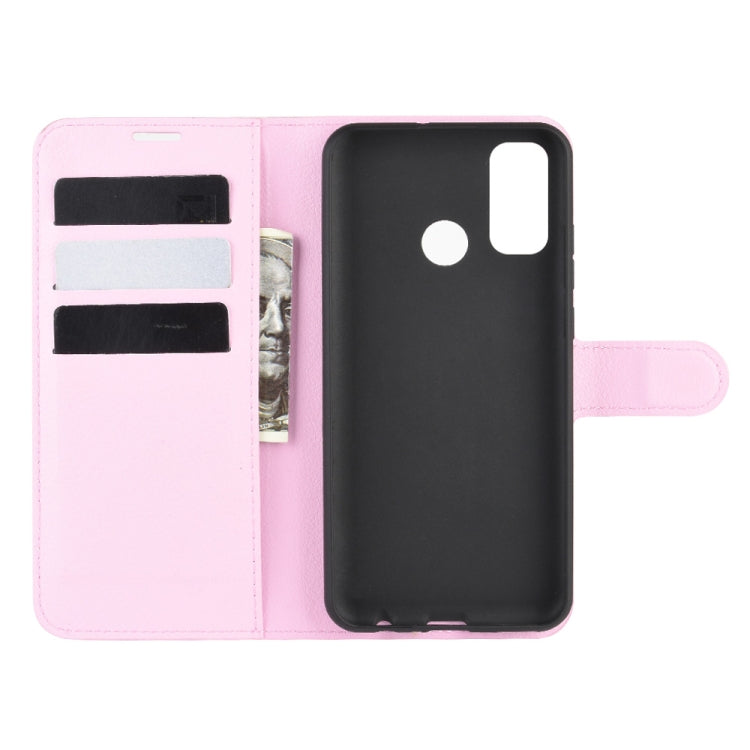 For Huawei P smart 2020 Litchi Texture Horizontal Flip Protective Case with Holder & Card Slots & Wallet