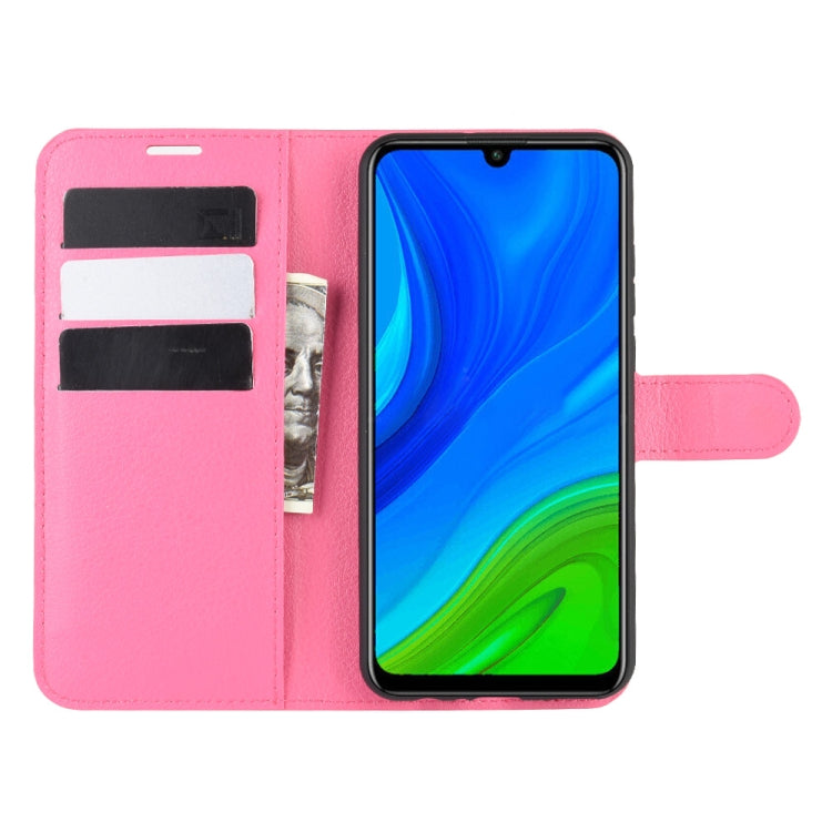 For Huawei P smart 2020 Litchi Texture Horizontal Flip Protective Case with Holder & Card Slots & Wallet