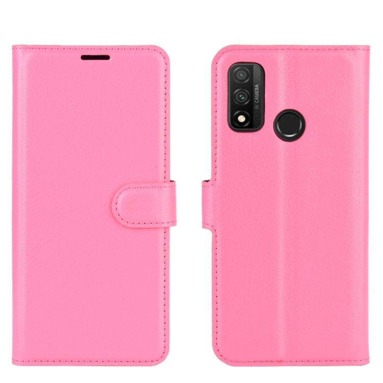 For Huawei P smart 2020 Litchi Texture Horizontal Flip Protective Case with Holder & Card Slots & Wallet