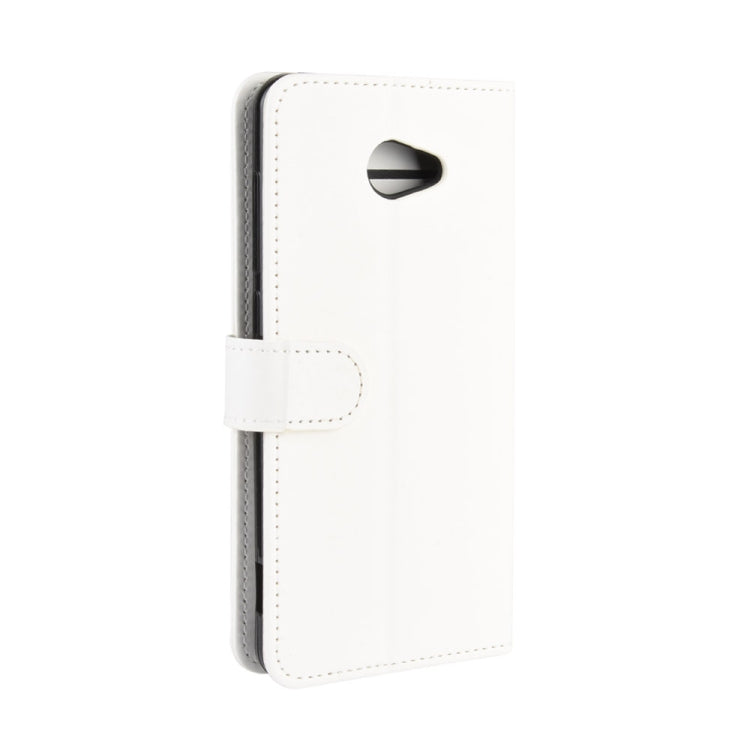 For Kyocera Basio 4 KYV47 R64 Texture Single Horizontal Flip Protective Case with Holder & Card Slots & Wallet& Photo Frame