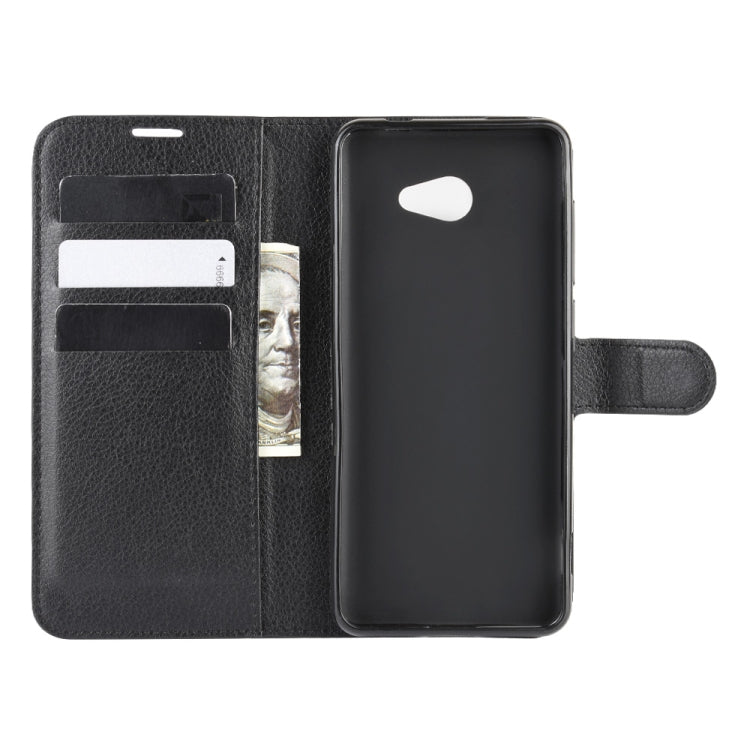 For Kyocera Basio 4 KYV47  Litchi Texture Horizontal Flip Protective Case with Holder & Card Slots & Wallet