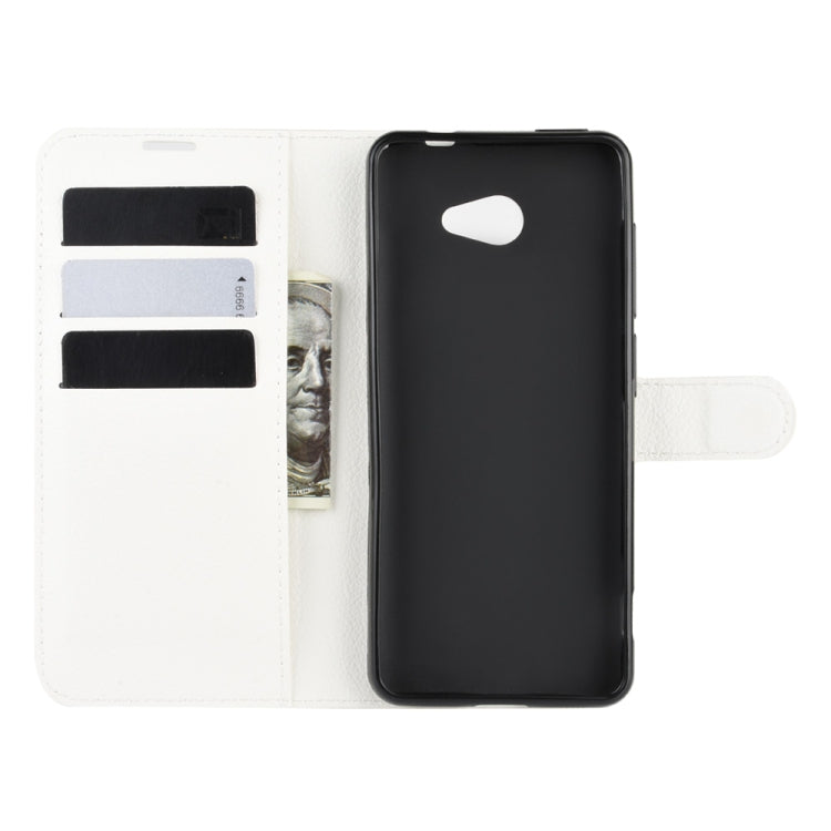 For Kyocera Basio 4 KYV47  Litchi Texture Horizontal Flip Protective Case with Holder & Card Slots & Wallet