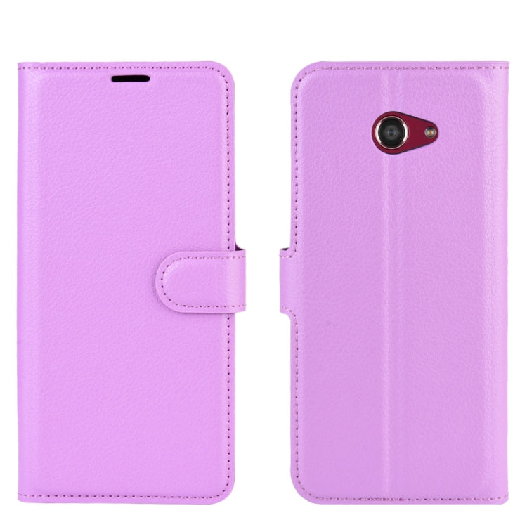 For Kyocera Basio 4 KYV47  Litchi Texture Horizontal Flip Protective Case with Holder & Card Slots & Wallet