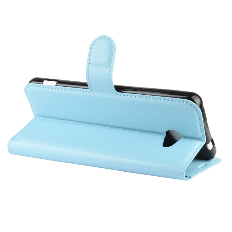 For Kyocera Basio 4 KYV47  Litchi Texture Horizontal Flip Protective Case with Holder & Card Slots & Wallet