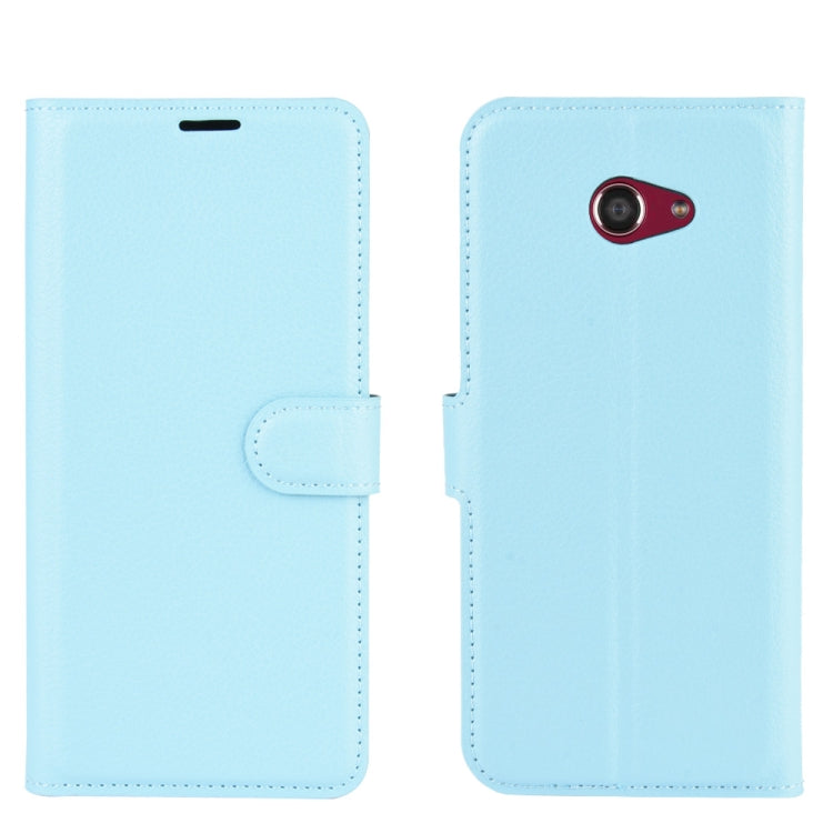 For Kyocera Basio 4 KYV47  Litchi Texture Horizontal Flip Protective Case with Holder & Card Slots & Wallet