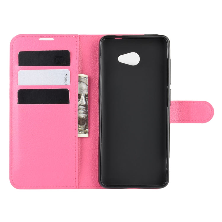 For Kyocera Basio 4 KYV47  Litchi Texture Horizontal Flip Protective Case with Holder & Card Slots & Wallet