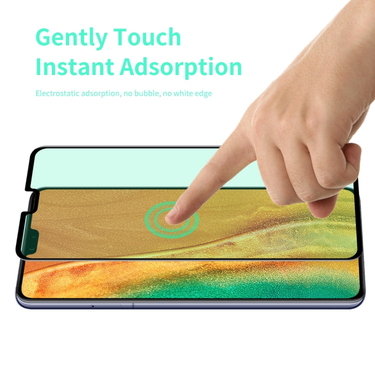 For Huawei Mate 30 ENKAY Hat-Prince 0.26mm 9H 6D Curved Full Screen Eye Protection Green Film Tempered Glass Protector