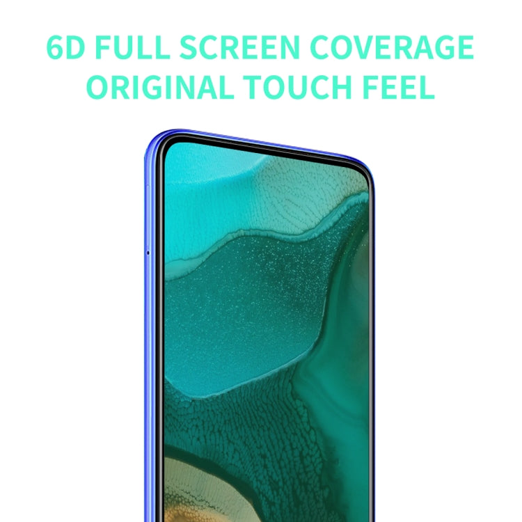 For Xiaomi Redmi K30 Pro/Note 9 Pro ENKAY Hat-Prince 0.26mm 9H 6D Curved Full Screen Eye Protection Green Film Tempered Glass Protector